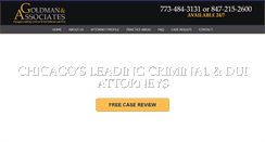 Desktop Screenshot of criminallawyer-chicago.com